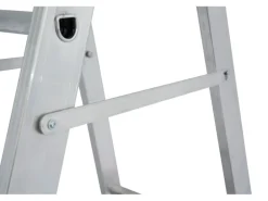 Krause Stehleiter Stabilo mit Großer Plattform und Sicherheitskette 10 Stufen