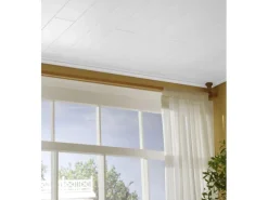 Kronoflooring Decken- und Wandpaneele Holz Weiß Strukturiert