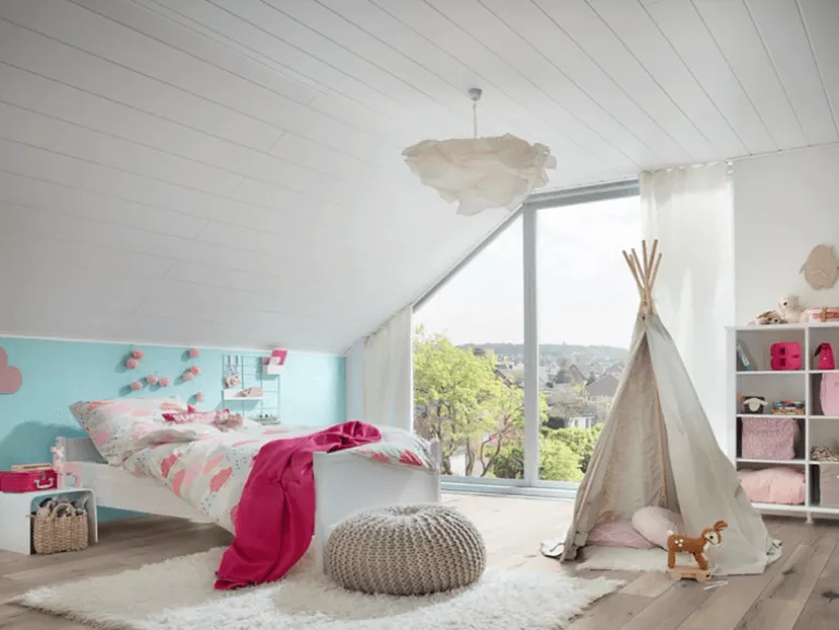 Kronoflooring Wand- und Deckenpaneel Dekor Edelweiß 260 cm x 20,2 cm x 1 cm