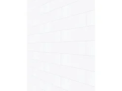 Kronoflooring Wandpaneele Hochglanz Uni Weiß 25,3 cm x 260 cm