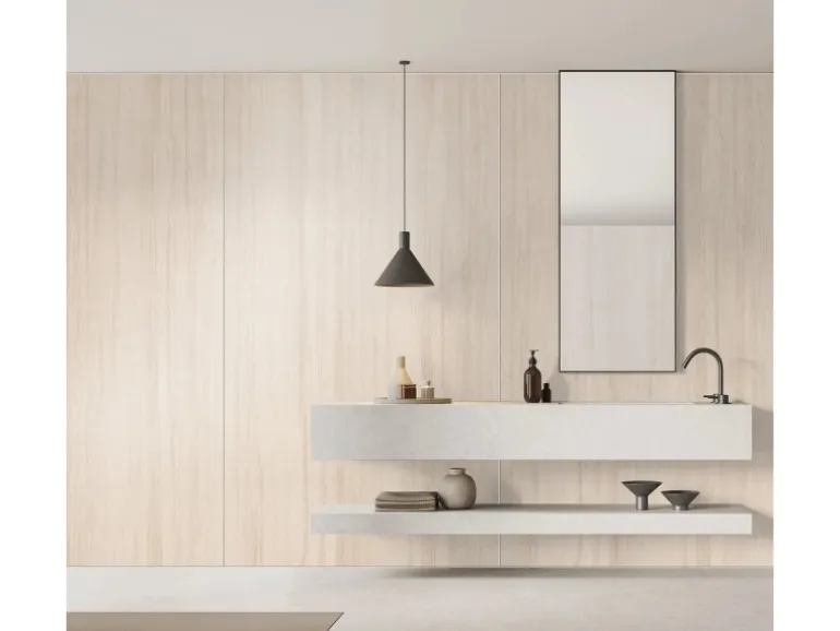 Kronoflooring Wandverkleidung Rock the Wall Flowstone 265 x 123 cm Beige