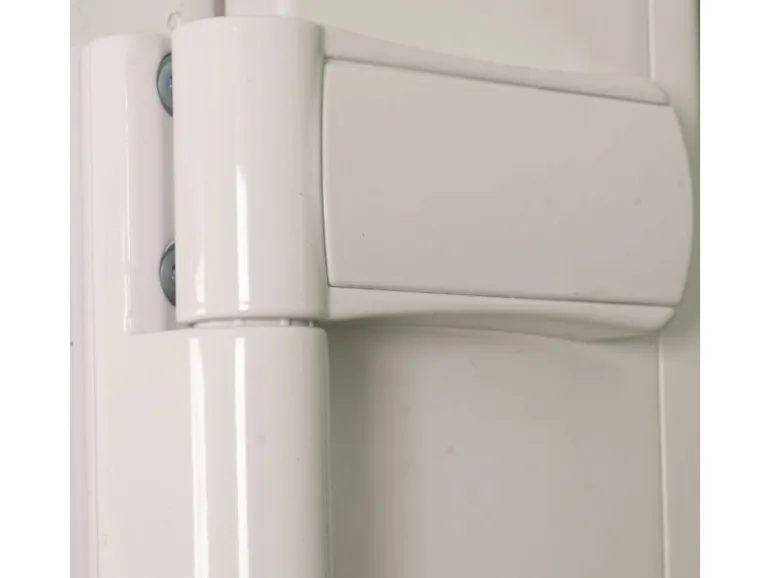 Kunsstoff-Haustür K043 innen weiß/aussen anthrazit 110 x 210 cm DIN L