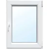 Kunststoff-Fenster 2-Fach Verglasung Weiß BxH 95 cm x 120 cm Anschlag Rechts