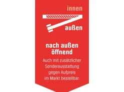 Kunststoff-Haustür 100 cm x 200 cm K003 Anschlag Rechts Golden Oak
