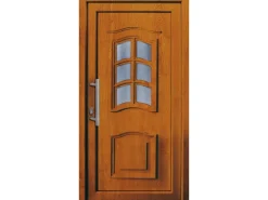 Kunststoff-Haustür 110 cm x 210 cm K003 Anschlag Links Golden Oak