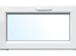 Kunststoff-Keller-Kipp-Fenster 2-Fach Verglasung Weiß 60 cm x 50 cm