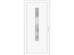 Kunststoff-Nebeneingangstür 98 cm x 198 cm K508 Weiß Anschlag Rechts