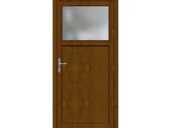 Kunststoff-Nebeneingangstür K504 98 cm x 198 cm DIN L Dekor Golden Oak