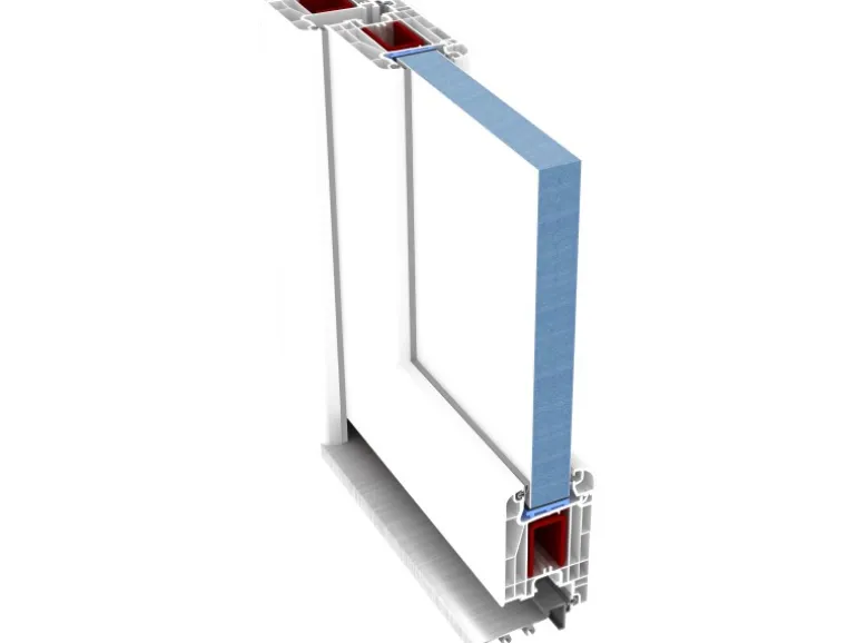 Kunststoff-Nebeneingangstür K504 98 cm x 198 cm DIN L Dekor Golden Oak