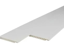 Kunststoffpaneele Duropan 270 cm x 10,5 cm Weiß