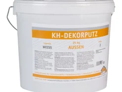 Laier Kunstharz-Dekorputz Außen Körnung 2 mm Weiß 25 kg
