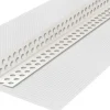 Laier PVC-Eckwinkel Weiß mit Gewebe 8 cm x 12 cm x 250 cm