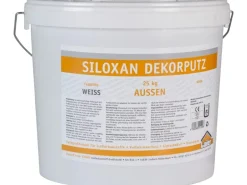 Laier Siloxan-Dekorputz Körnung 1,5 mm Weiß 25 kg
