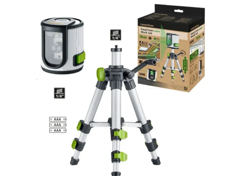 Laserliner Kreuzlinienlaser Set EasyCross-Laser Work