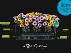 Lechuza® Pflanzgefäß Balconera Color 50 Lichtgrau 50 cm x 19 cm