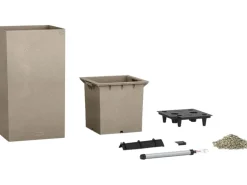 Lechuza® Pflanzgefäß Canto Stone high 30 Sandbeige 30 cm x 56 cm