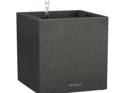 Lechuza® Pflanzgefäß Canto Stone low 40 Graphitschwarz 40 cm x 40 cm