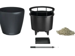 Lechuza® Pflanzgefäß Classico Color Ls 28 Schiefergrau Ø 28 cm