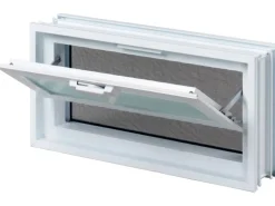 Lüftungsfenster 384 mm x 189 mm für 2 19er Glassteine