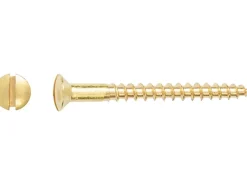 Linsensenkkopf Holzschraube Schlitz-Antrieb Ø 5 mm x 60 mm 10 Stück