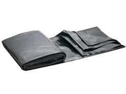 LUX Baufolie Schwarz 4 m x 4 m