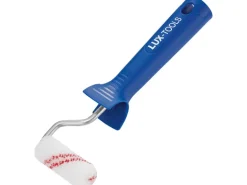 LUX Lackierroller 6 cm Mikrofaser Rot-Gestreift
