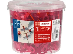 LUX Nivellierhilfe 400 Clips 2 mm