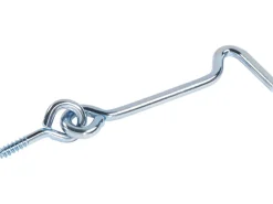 LUX Sturmhaken mit Öse Ø 3,8 mm x 80 mm Verzinkt 2 Stück