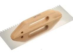LUX-TOOLS Glättekelle 380 mm mit Zahnung 6 mm x 6 mm