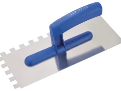 LUX-TOOLS Glättekelle 270 mm mit Zahnung 12 mm x 12 mm