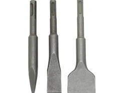 LUX-TOOLS Meißel-Set SDS-Plus 3-teilig