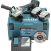 Makita Akku-Winkelschleifer DGA519RTJ mit 2 Akkus 18 V/5 Ah und Makpac Gr. 3