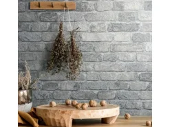 Marburg Vliestapete Imagine Holz/Stein Grau