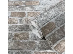 Marburg Vliestapete Imagine Holz/Stein Greige