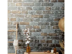 Marburg Vliestapete Imagine Holz/Stein Greige