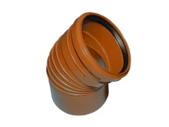 Marley Kanalgrundrohr-Bogen 45 Grad DN 125