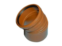 Marley Kanalgrundrohr-Bogen 30 Grad DN 125