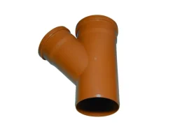 Marley Kanalgrundrohr-Einfachabzweig 45 Grad DN 125/110