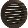 Marley Lüftungsgitter 160 x 125 mm rund zum Einbau in Rohr Braun