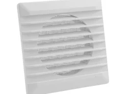 Marley Lüftungsgitter 140 x 140 mm mit Fliegengaze Weiß