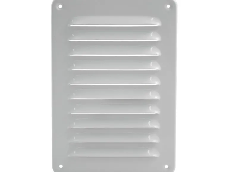 Marley Lüftungsgitter aus Aluminium Weiß 155 x 215 mm