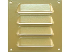 Marley Möbelgitter eckig 70 x 70 mm Metall Goldton