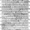 Marmormosaik Carrara White Slim Brick 28,5 cm x 30,5 cm