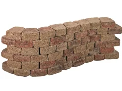 Mauerstein "Pilestone" Rot - Violett 10 cm x 23-17 cm x 21,5 cm