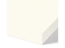 Möbelbauplatte Weiß 260 cm x 50 cm x 1,9 cm