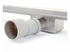 MCW Duschrinne D94c Bodenablauf Abflussrinne Duschablauf Edelstahl Siphon 50-120cm 90cm