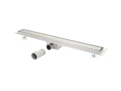 MCW Duschrinne D94d Bodenablauf Abflussrinne Duschablauf Edelstahl Siphon 50-120cm 120cm