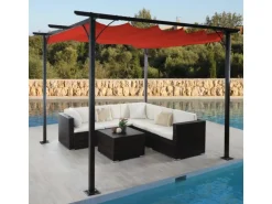 MCW Pergola C42 3,5x3,5m Terracotta
