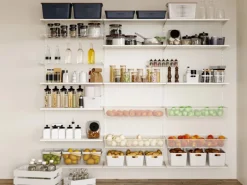 Metall-Drahtgitterkorb 12 cm x 39 cm x 80 cm Weiß