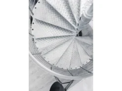 Minka Außentreppe Spino Zink Smart 120 cm Geschosshöhe bis 305 cm